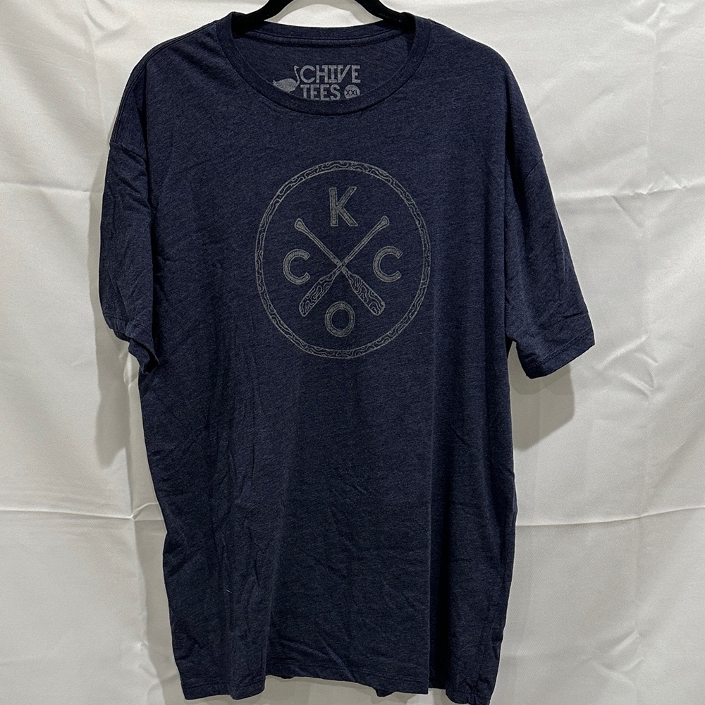Chive Tees Men's Navy Graphic T-Shirt Camp KCCO